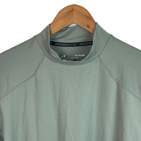 LS336 Men’s Under Armour Cold Gear Reactor Fitted Compression Shirt XL - Picture 3 of 5